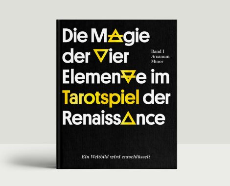 Mockup Die Magie der Vier Elemente im Tarotspiel der Renaissance Hardcover 3D Mockup
